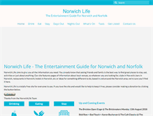 Tablet Screenshot of norwichlife.com